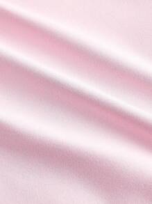 SHEIN MOD 粉色不对称水钻女式上衣 - 闪亮可爱，适合审美、学院风、约会、派对、节日、茶会、生日、办公室穿着和通勤，具有老钱风格，Y2k - 粉色 - 查看 5