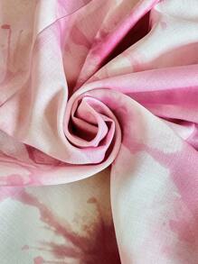 Irokai 优雅复古花卉印花日式浴衣 - 粉色 - 查看 5