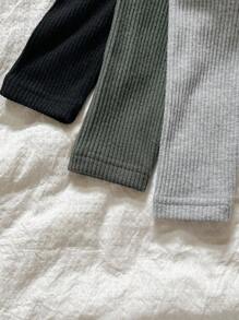 Vintaside Kids 6pcs/Set Baby Boy Casual Long Sleeve Top And Pants Countryside Outfit, Autumn/Winter - Multicolor - View 7