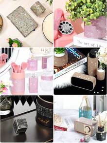 闪亮钻石贴纸彩色 DIY 可定制可切割自粘胶带，适用于镜子、汽车、服装、礼品派对、家居装饰、收音机、书籍、水钻、闪光装饰工艺品，供应优质时尚配饰