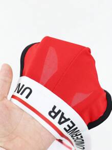 SHEIN 男士字母腰带装饰性感三角裤 - 紅色 - 查看 8