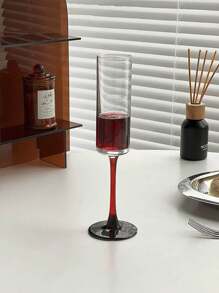 透明玻璃高脚杯、红酒杯、香槟杯、果汁和冷饮杯，高档奢华风格，适合居家、咖啡厅、酒店、餐厅、节日礼物、纪念品 | 酒杯、葡萄酒杯、玻璃饮水杯