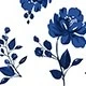Blue and White