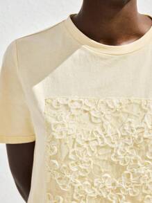 Maija 女式夏季休闲百搭现代都市时尚舒适T恤 - 淺灰紫 - 查看 8