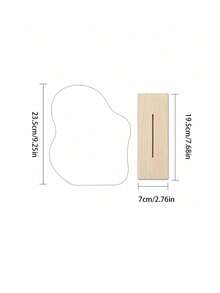 Zazumi Gương trang điểm hình đám mây không đối xứng Cirelle 1 chiếc không có khung bằng acrylic tự làm để trang điểm Quà tặng tốt nhất cho sinh nhật, tốt nghiệp, Rama Comfort Home, Cozy Home, Quà tặng Ngày của Mẹ, Quà tặng đặc biệt, Quà tặng cho cha mẹ, Quà tặng sinh nhật Trang trí nhà Trang trí phòng học trở lại Đồ dùng học tập - trắng - Xem 3