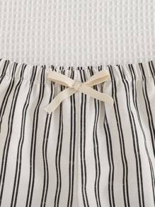 Cozy Pixies Quần dài lưng thun sọc nhiều màu cho bé trai - Nhiều màu - Xem 4