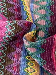 SHEIN 2 件套春夏新款休闲风格纯色提花纹理纽扣口袋领衬衫和松紧腰褶皱短裤搭配舒适男婴服装、儿童服装、幼儿服装、婴儿服装、幼儿外套、幼儿短裤、6M-3T - 彩色 - 查看 3