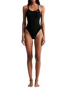 Nike Áo hai dây hở lưng đơn giản thời trang ngoài trời dành cho nữ - màu đen - Xem 3