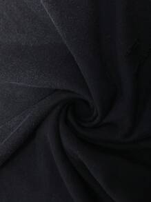 ROMWE MEN Grunge Punk Men's T-Shirt With Street American Design, Splatter Paint Zebra Effect Graphic Tee, 2000s Style