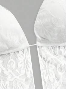 SHEIN ICON 白色休闲性感露背系带吊带背心，适合夏季，Y2K 风格 - 白色 - 查看 3