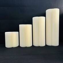 象牙色纸板底座架、折叠柱架、婚礼道具、落地展示柱架、DIY 底座盒，带圆形顶板，折叠纸质圆柱底座，婚礼生日蛋糕花架，最佳礼物、婚礼装饰、家居装饰、房间装饰、毕业生日装饰、派对装饰、单身派对