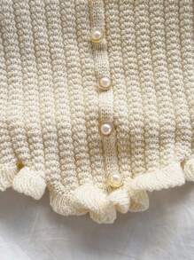 Soleia 女士浪漫休閒針織上衣，適合度假穿著