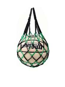 SHEIN 1pc Portable Hanging Sports Ball Storage Bag | Basketball Net Bag, Volleyball Football Mesh Holder | Single Ball Carry Organizer For Gym, Travel, Training Multifunctional Nylon Accessory (Multiple Colors, Boho Style)