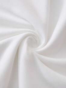 Set di top a collo alto casual tinta unita e pantaloni a zampa d'elefante a righe con shawl a strisce