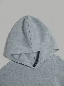 SHEIN Teen Boys Fleece Grey 2 In 1 Sweatshirt & Pants Set, Casual College Style, Comfortable, Fashionable, Versatile, Soft Fabric, Suitable For Daily Wear, School, Travel, Outdoor Sports, All Seasons Grey Sweatsuit Grey Sweatpants Set Grey Hoodie And Sweatpants Set  Winter Clothes   Autumn Clothes    Tracksuit   Christmas   Winter Clothing   Pullover Fall