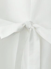 GlowEve Women's Plain Simple Casual Regular Shirt - White - View 5