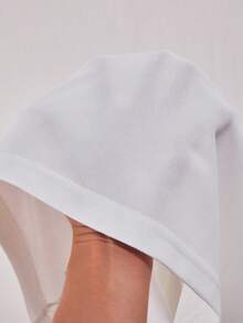 Mirajuku Teenage Boys' Long Sleeve Casual Sports Patchwork Polo T-Shirt Chic Outfits For Autumn/Winter Fall - White - View 7