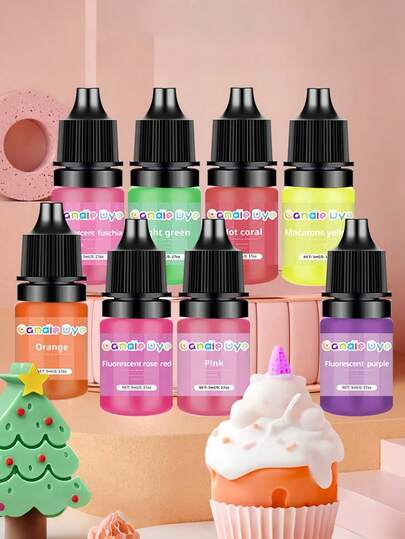 30 colores 5ml Pigmento de vela de aromaterapia de alta concentración, tinte de silicona DIY hecho a mano para jabón esponjoso, pigmento para velas y jabones hechos a mano