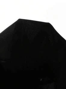 Roylia Women's Fashionable Black Asymmetrical Halter Neck Top, Summer, For Going Out - Black - View 8