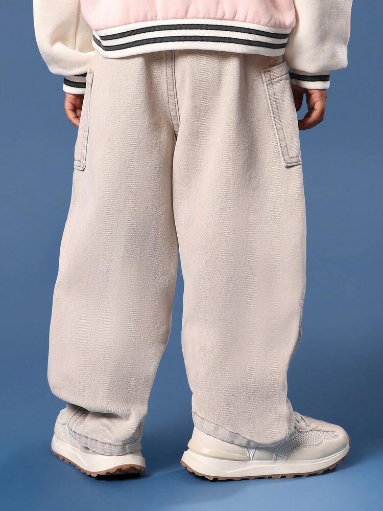 Wide Leg Cargo Pants With Front Pockets