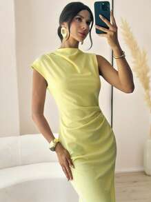 Firerie Women Long Dresses,Graduation,Graduation Dresses For Women,Back To School Dress,Fall Wedding Guest Dress - Yellow - View 2