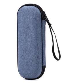 1PC Navy Blue Insulated Portable Insulin Cooler Bag - Friendly Cold Ice Pack Physical Cooler Box Lightweight Simple Zipper Tote Bag Diabetes Travel Case, Portable Medication Cooler Bag For Insulin Pens And Glucose Monitor Supplies - Multicolor - View 6