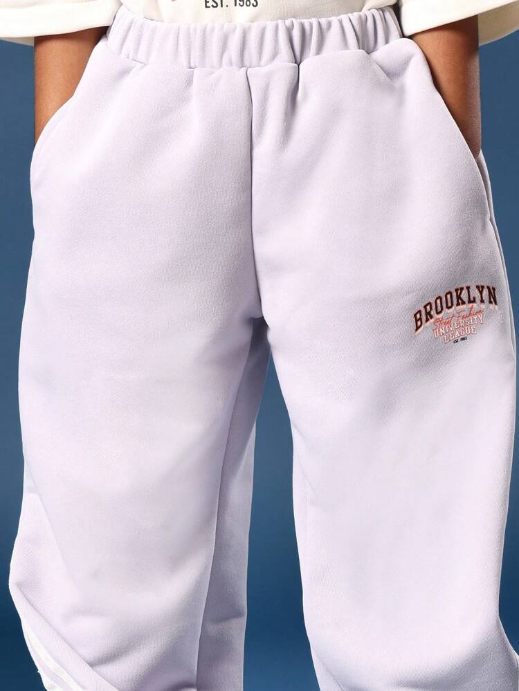 Brooklyn Print Sweatshirt And Jogger Co-Ord Set