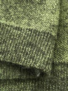 Maweii Plus Size Ombre Lantern Sleeve Cardigan, Autumn/Winter Fall Cloth For Women