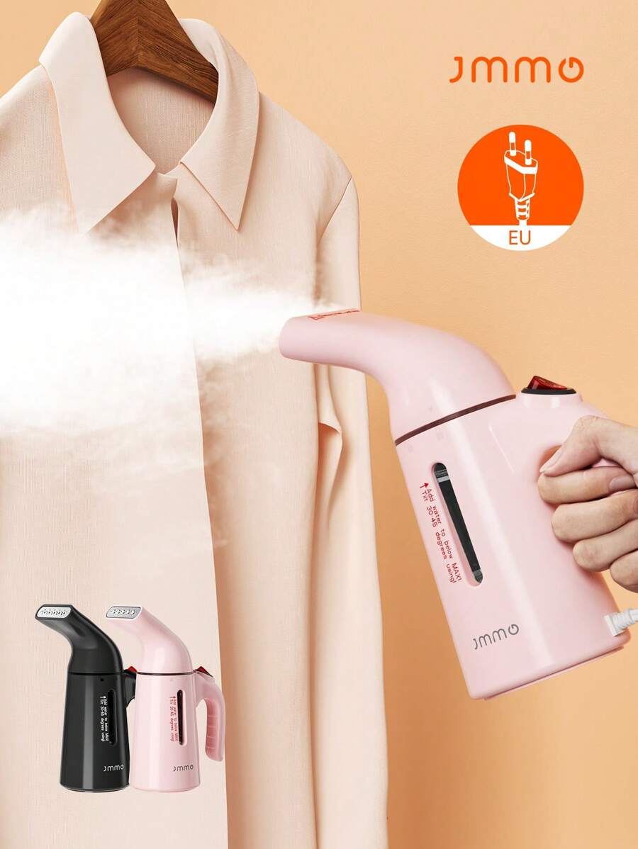 JMMO 1pc Garment Steamer For Clothes, Portable Handheld Design Wrinkle Remover, 120ml Big Capacity, 700W Clothes Steamer, Strong Penetrating Steam, Removes Wrinkle, For Home, Office And Travel, EU Plug - EU C Type Plug(220-240V) - View 1
