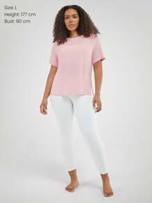 GLOWMODE Tencel Modal Oversized Everymode Tee Daily Casual Summer Compression Shirt - Mint Green - View 8
