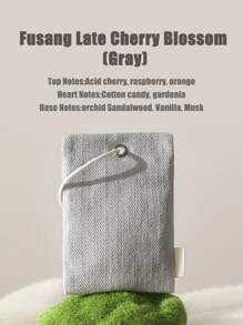 Madebyblanc 1 Pc/2pc Wardrobe Sachet With Long-Lasting Fragrance, Wardrobe Sachet, Aroma Sachet, Bedroom Moisture-Proof Sheet, Fresh-Scented Fabric Fragrance Bag