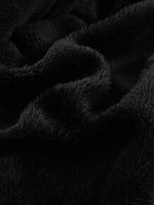 SHEIN Tween Boy Outdoor Sports Warm Simple Zip-Up Solid Color Padded Coat, Green Fall Winter