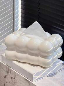 1pc Creative Cute Desktop Tissue Box Decor Valentine DAY, Valentines Wedding, Birthday - White - View 3