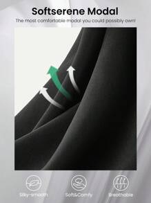 GLOWMODE FeatherFit™-Air Modal Pocket Ruched Sports Romper Daily Casual Summer Quick Dry Moisture Wicking - Black - View 5