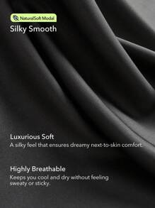 OutZeal 女士运动黑色长裤，日常休闲居家穿着舒适，采用柔软弹力莫代尔面料，高腰设计，带侧袋。