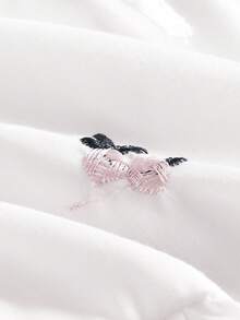 Maija Kids Maija Kids 年轻女孩花卉刺绣泡泡袖荷叶边下摆衬衫 - 白色 - 查看 4