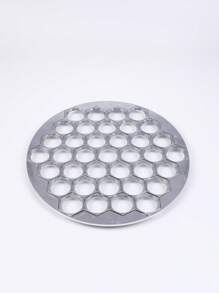 1pc Aluminum Alloy Dumpling Mold, 37 Holes, Slouchy Dumpling Maker - Silver - View 7
