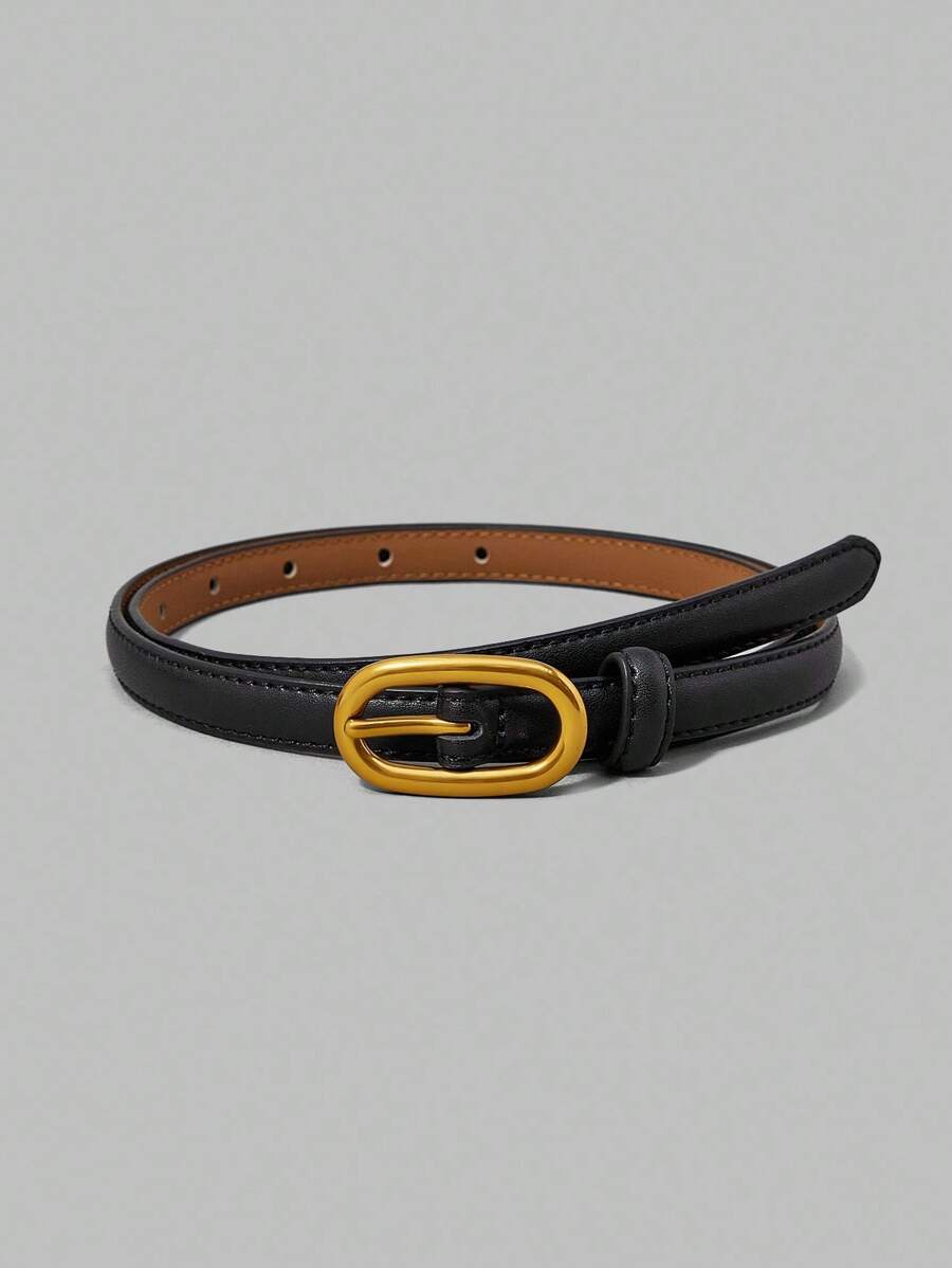 Ontre Sabuk Pinggang Fashion Wanita, Cocok Dipadukan Dengan Gaun - Hitam - View 1