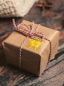 SHEIN 500 张/卷金色星星贴纸，适用于学校课堂奖励，闪光箔星星 DIY 工艺品贴纸，返校 - 金色 - 查看 5