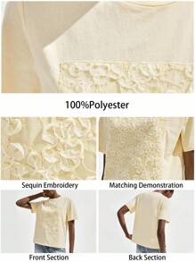 Maija 女式夏季休闲百搭现代都市时尚舒适T恤 - 淺灰紫 - 查看 2