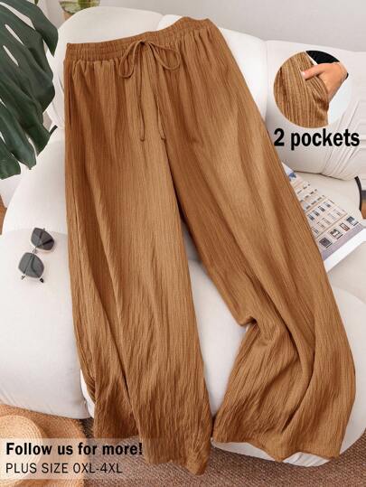 CosyJoli Plus Size Women New Spring Summer Business Casual Woman Beach Valentine Day Style Fashion Commuting Elegant Trousers, Pocket Trousers, Beach Vacation Lavender College Students Valentines Summer Pants,Slightly Sheer