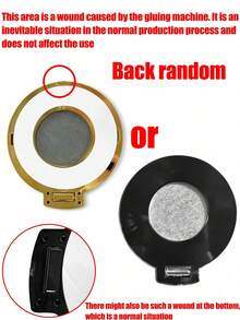 SHEIN 1 pièce Support magnétique pour téléphone portable, autocollant magnétique pour téléphone portable, support tout-en-un, miroir, papillon pailleté