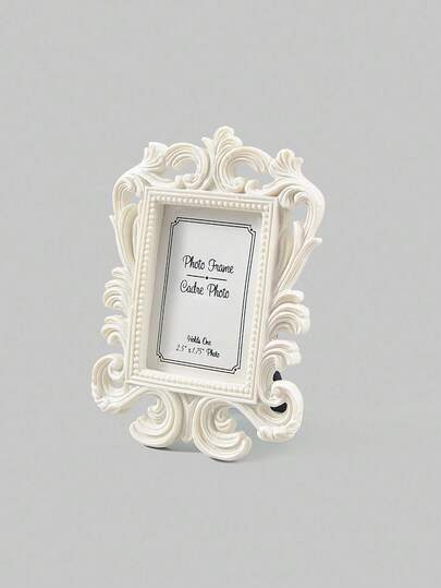 Academia 1 pezzo Cornice portafoto decorativa quadrata vintage, adatta per camera da letto e soggiorno