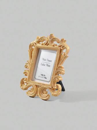 Academia 1pc Vintage Square Decorative Display Photo Frame, Suitable For Bedroom And Living Room