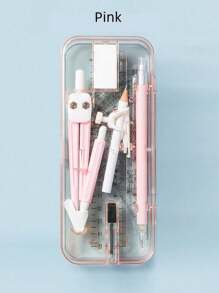 9 Pieces/Set Of School Supplies Including A Compass, Ruler, And Mathematical Drawing Tools, Suitable For Students.