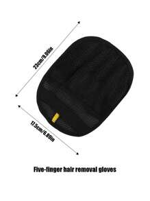 PETSIN 宠物静电除毛手套，双向刷头，用于收集猫狗毛发，是保持家居和家具无毛发的必备品