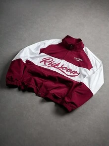 PAVTROS Áo khoác nam dài tay đa năng thời trang đường phố thường ngày, áo khoác xe đua, áo khoác gió cổ điển tùy chỉnh, Giáng sinh - Nhiều màu - Xem 5