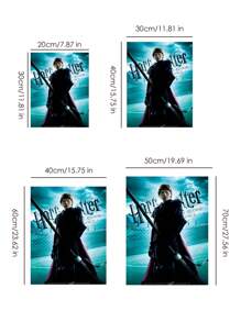 HARRY POTTER X SHEIN 图形和字母图形海报非常适合家庭、客厅、卧室、办公室、浴室、厨房装饰，适合客厅、卧室和餐厅 - 彩色 - 查看 9