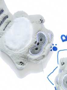 PETSIN 1 宠物说话玩具，狗狗毛绒说话玩具，浣熊，有袋类滑翔模仿小动物，磨牙洁牙，自娱自乐和缓解无聊的狗玩具，宠物玩具 - 彩色 - 查看 6