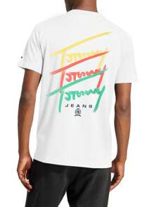 Tommy Hilfiger TJM REG TWISTED SIGN - White - View 2